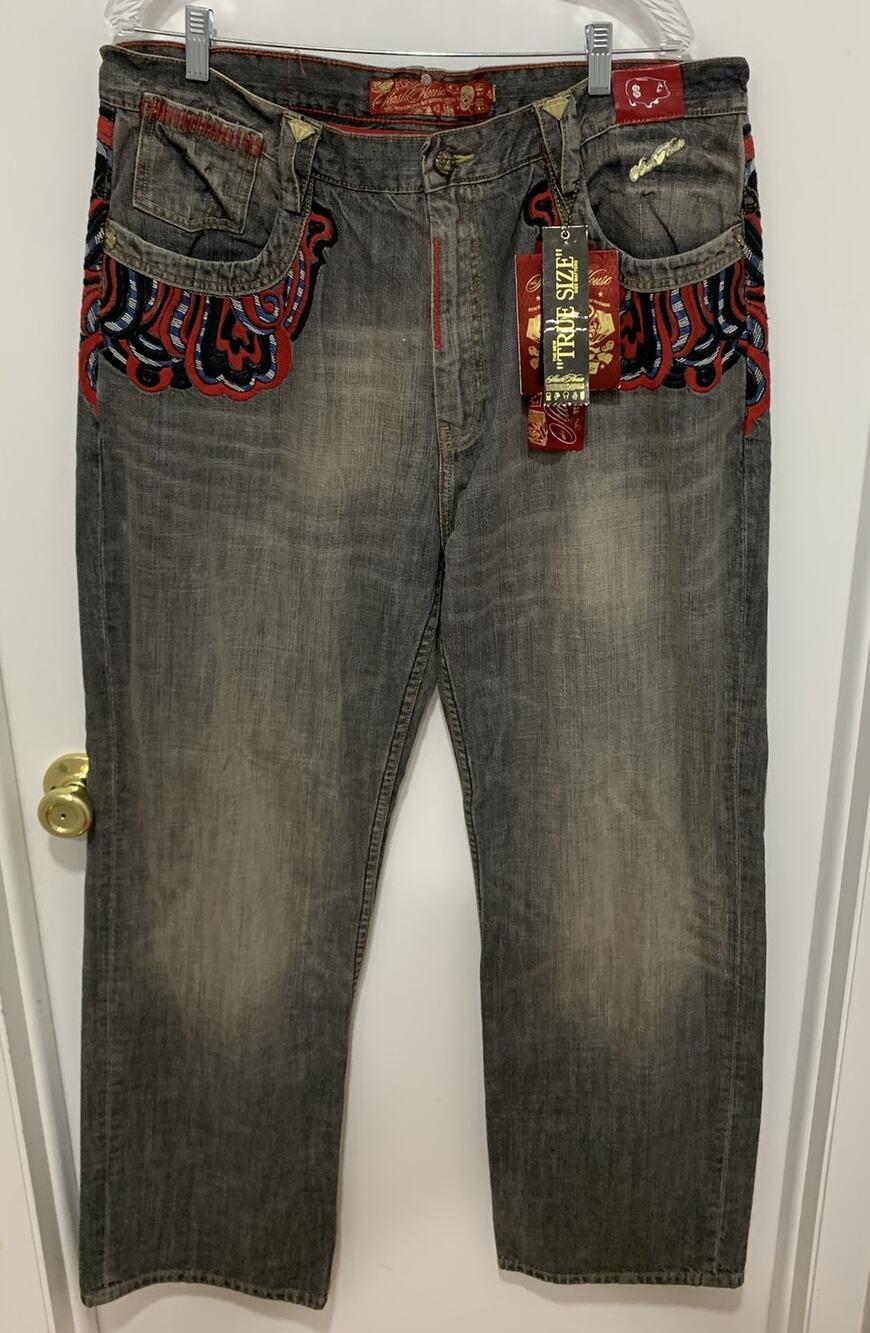 Hash Jeans Hip Hop Baggy Legs Size 40